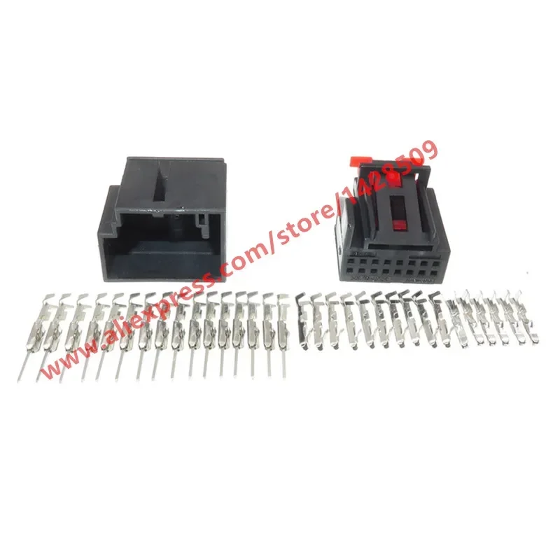 1 Set 16 Pin Female Male Automatic Air Conditioning Control Panel Rearview Mirror Socket For VW Audi 1K0972928 1K0 972 928