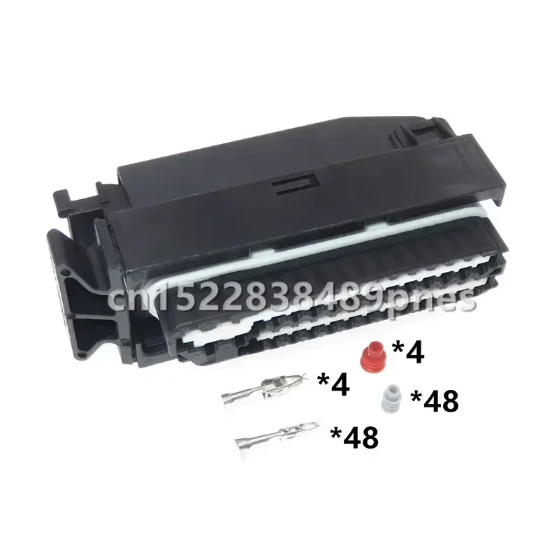 52 Pole 1J0906380B Automotive Computer Welding Plate ECU Plug Control System Wiring Harness Socket For VW Tiguan Audi 09G09D