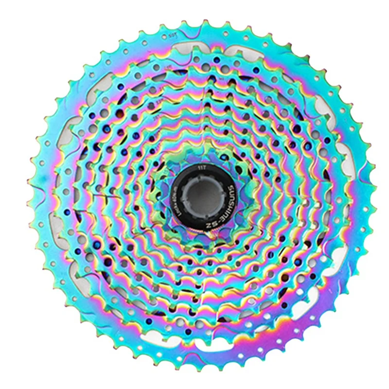 

Top-Mountain Bike Cassette Flywheel Colorful Colorful Gear XT Full Color