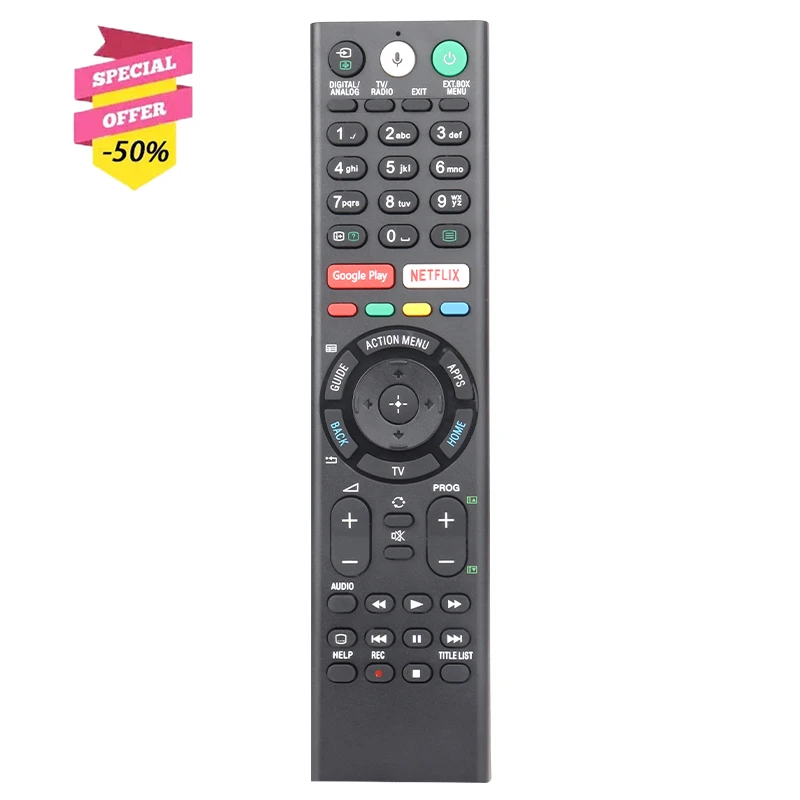 RMF-TX310E Voice Remote Control For Sony TV KD-43XF8096 KD-43XF7596 KD-43XE8396 KD-43XE8099 KD-43XE8096 KD-43XE8088 KD-43XE8077