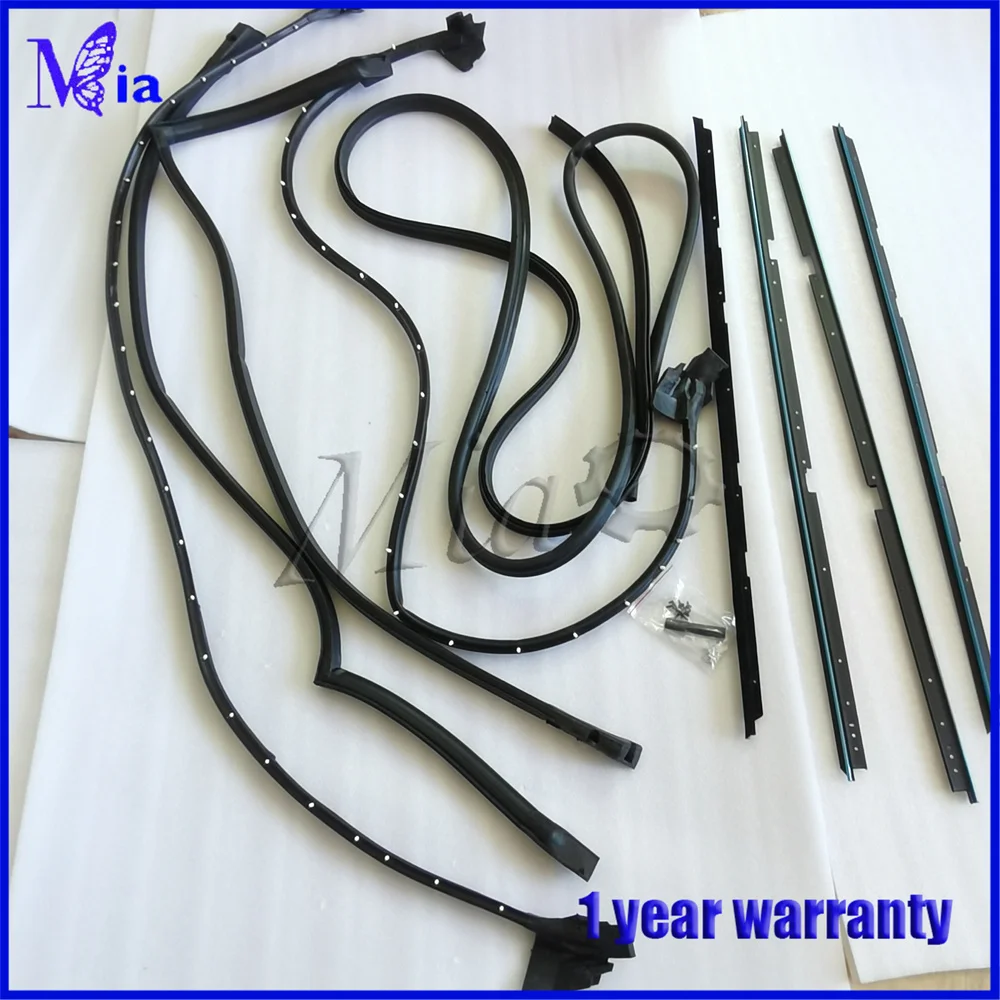 

Высокое качество, 9 шт., полный комплект уплотнений для зачистки уплотнителей 23256, замена для Malibu LeMans, 2 двери 1978-1981 гг.