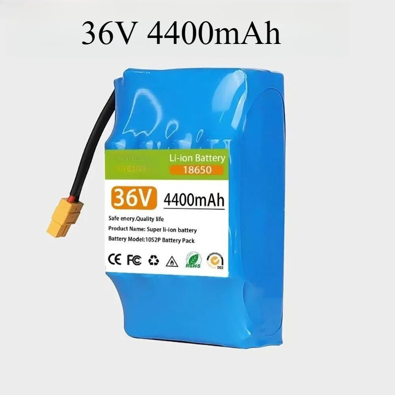 

Аккумуляторная батарея 36В 4400мАч 10S2P для гироскутера Segway/Swagtron XT60, сменный литий-ионный аккумулятор с разъемом для зарядки