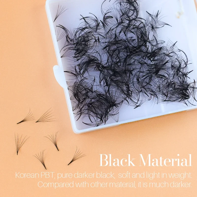 Song lashes Promade Fans Pointy base loose fans Sharp thin root Korea PBT material 500 Fans Eyelash Extensions Choice