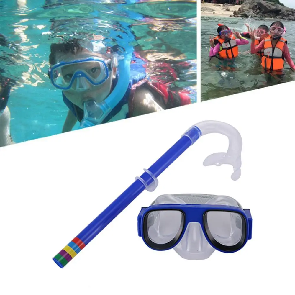 Underwater Equipment Water Sports Anti Fog Kids Diving Goggles Scuba Diving Mask Snorkel Mask Set Children Snorkeling Gear