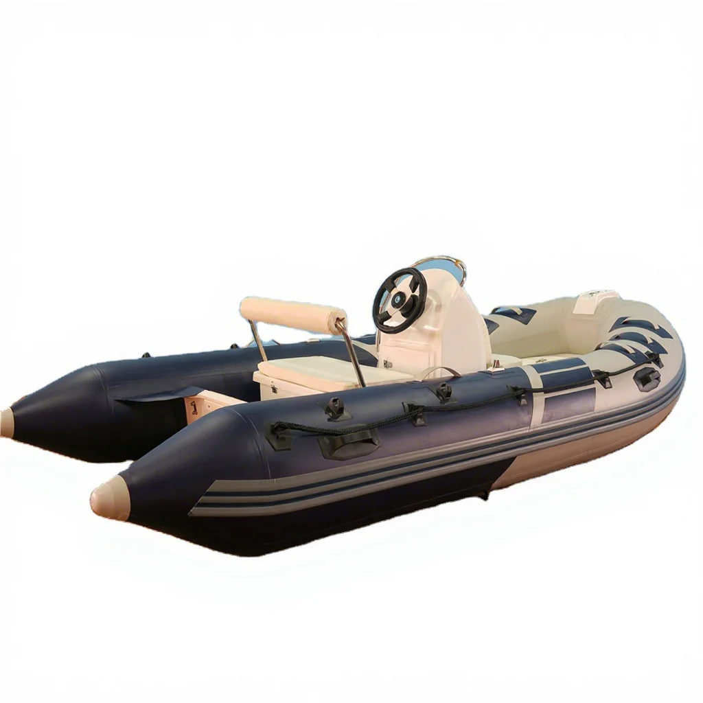 

2025 China Wholesale Rigid Fiberglass RIB Boat Used Rigid Inflatable Boats Rubber Boat Price For Sale