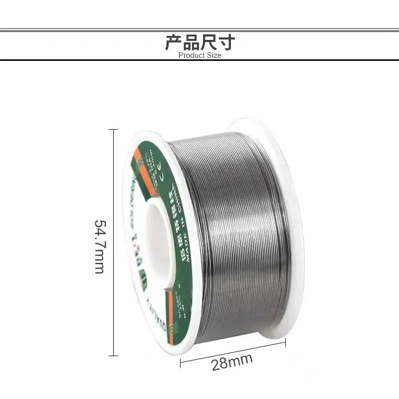 Soldeer Terbaik 50G 0.3Mm 0.4Mm 0.5Mm 0.6Mm 0.8Mm Rosin Titik Leh Rendah dengan Lcd