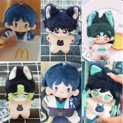 10cm Kawaii Cartoon Anime Genshin Impact Plush Toys Cotton Dolls Stuffed Scaramouche Toy for Kids Children Gift