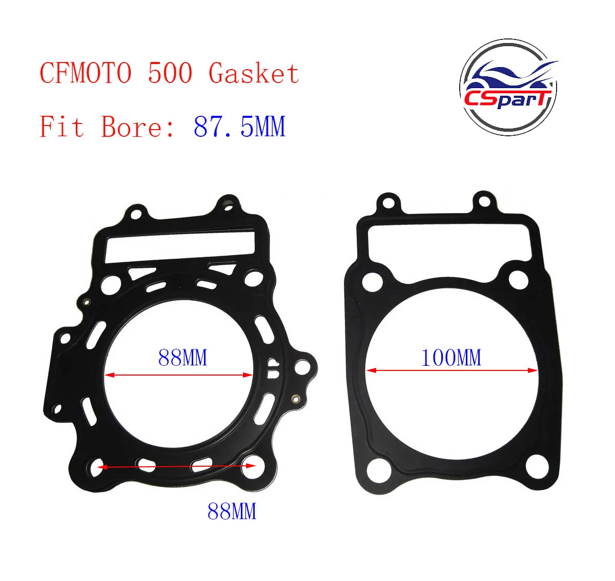 

87.5mm Cylinder Gasket Kit For CFMOTO CF MOTO CF188 500 CF500 500CC UTV ATV SSV CFORCE UFORCE ZFORCE X5 U5 Z5