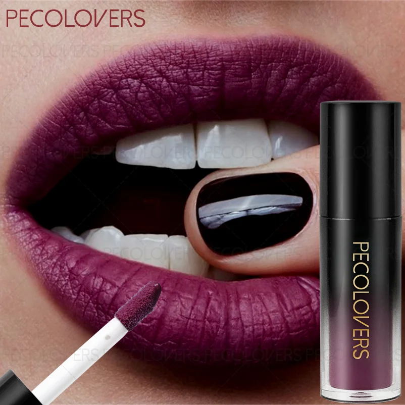 

1 шт., губная помада с круглой трубкой, глазурь для губ, долговечная, матовая, легкое удаление макияжа, антипригарная чашка