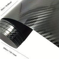 Carbon Fiber Film Car Vinyl Wrap Accessories Glossy Black Matte Sticker 3D 5D 6D Auto Foil Cover Decoration Covering Wrapping