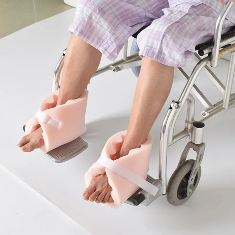 2pcs Foot Heel Support Anti-Decubitus Foot Ankle Warm Cover Elderly Bed Nursing Care Pain Adjustable Foot Ankle Sprain
