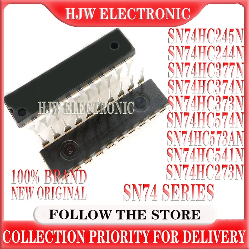 10PCS SN74HC245N 74HC245N DIP 74HC245 SN74HC373N SN74HC244N SN74HC377N SN74HC374N SN74HC574N SN74HC573AN SN74HC541N SN74HC273N