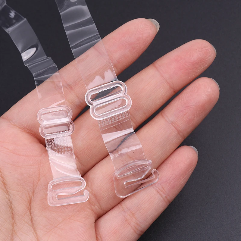 3Pairs Clear Bra Straps Transparent Invisible Detachable Adjustable Shoulder Strap Women\'s Elastic Belt Intimates Accessories