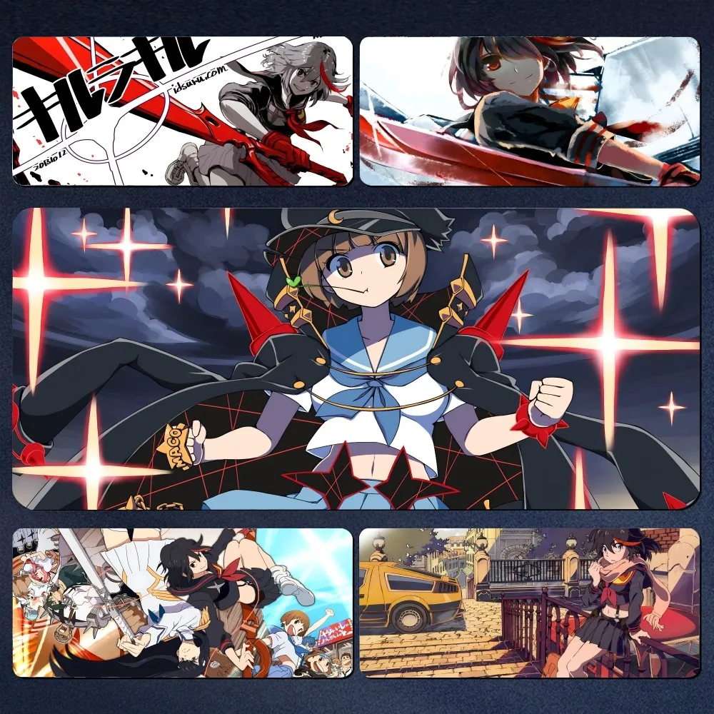 

K-Kill La Kill Mousepad Large Computer Gaming Accessories MousePads Desk Mats Anti-slip Laptop Soft Mouse Pad