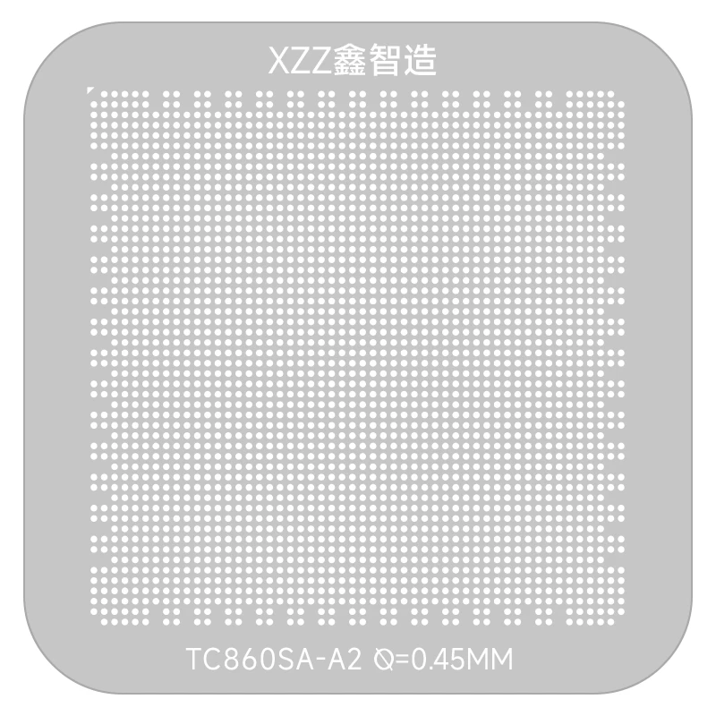 XZZ BGA stencil for TC860SA-A2 NVIDIA Automotive Chips Direct heating precise BGA reballing stencil Tin planting platform