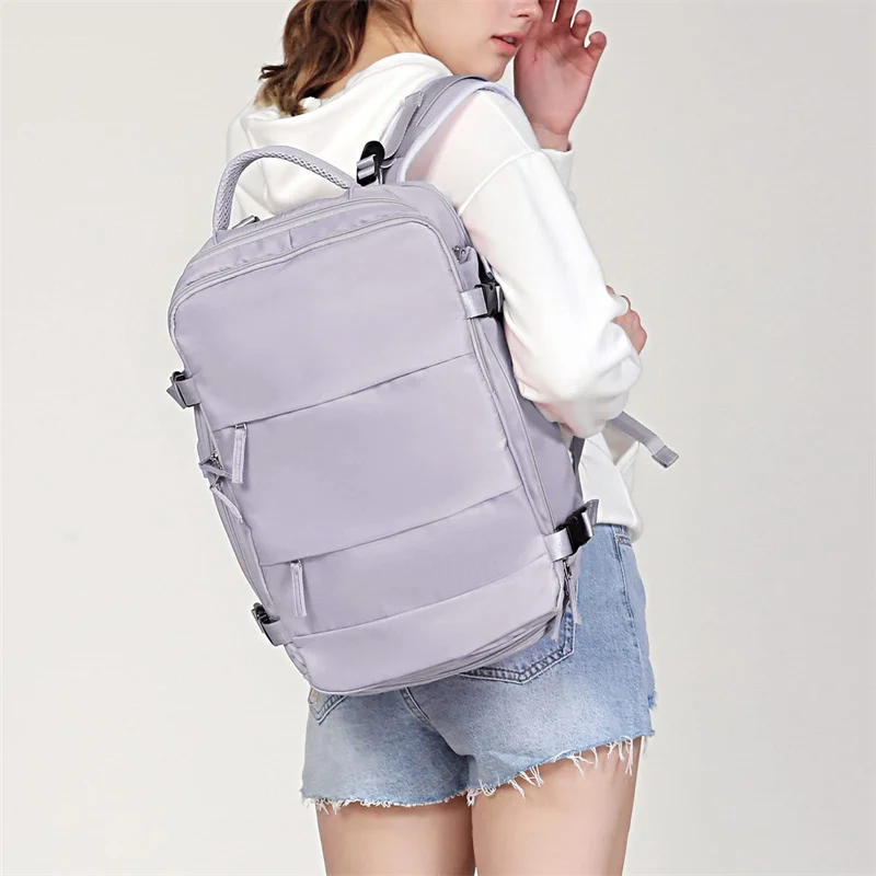 

Nesitu Large Capacity A4 14 15.6 16 inch Laptop Men Women Backpack Climb School Travel Bag Green Blue Grey Pink Black M25717