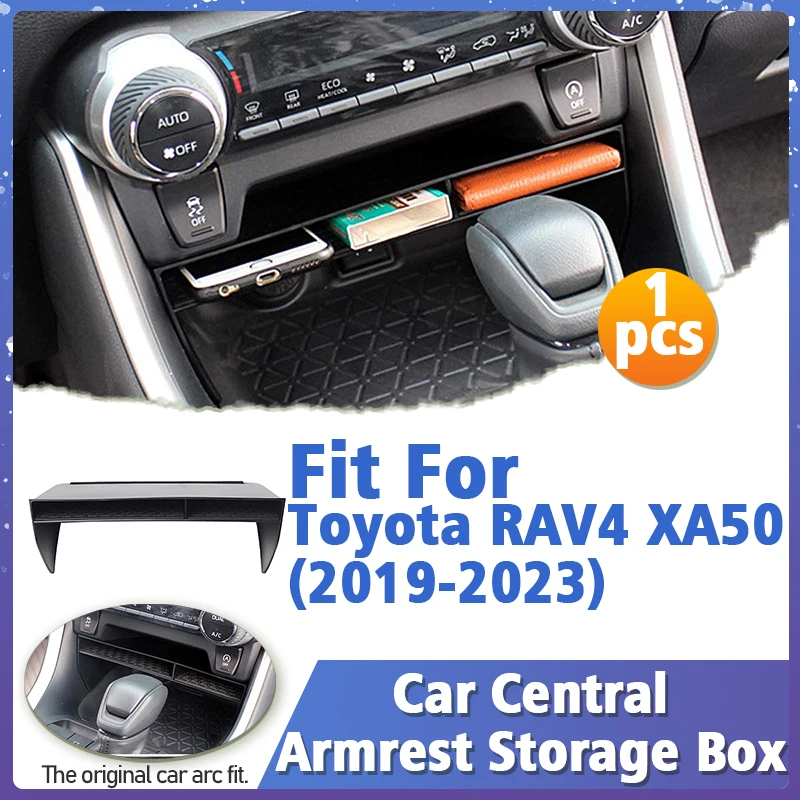 

Car Central Control Storage Box For Toyota RAV4 XA50 Wildlander 2019 2020 2021 2022 2023 Armrest Storage Box Accessories