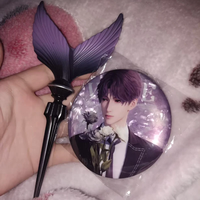 2025 DIY Decoration Ambitus Gift Anime Love And Deepspace Rafayel Qi Yu Cosplay Fishtail Dart Token Of Metal Model
