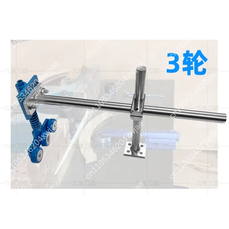 Router Fence Pressure Roller Stand Bending Material Bearing Template Spring Loaded Feed Assist