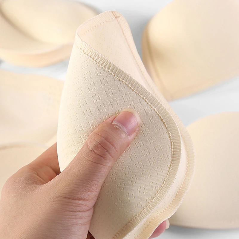 Swimsuit Thickness 6cm Bikini Bra Pads Thick Latex Push Up Breast Enhancer Removeable Bra Padding Inserts Cups for Padding