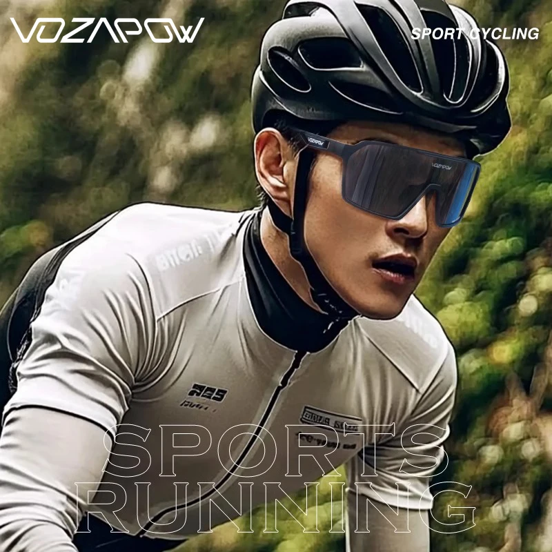 Vozapow Cycling Glasses Men Women Polarized MTB Racing Bike Sunglasses Driving Goggles UVA/B Sports Eyewears For Day And Night