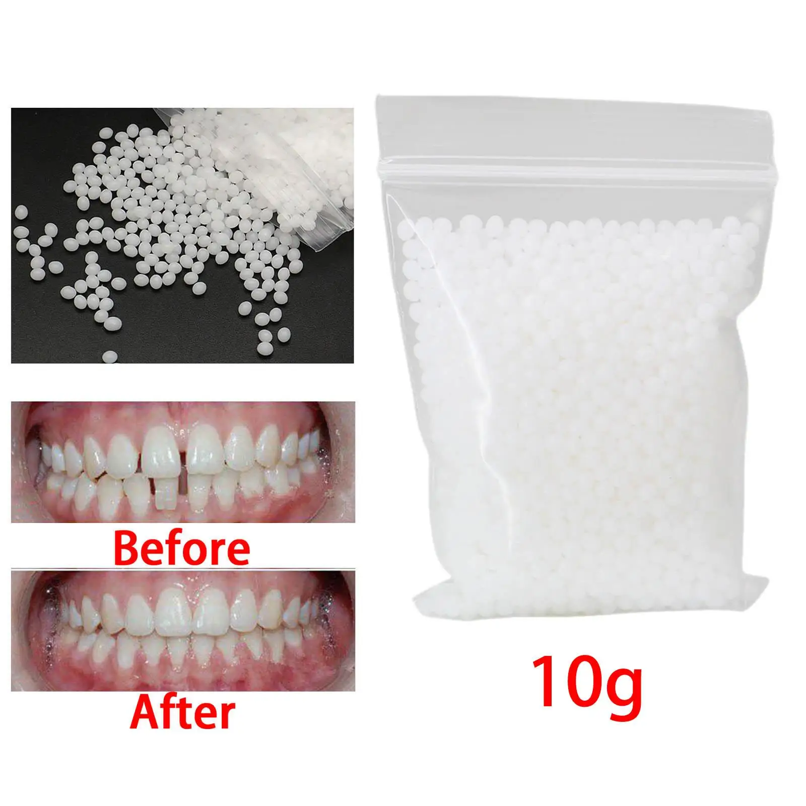 10G Temporary Tooth Solid Glue Fix Missing Broken Gaps Filling