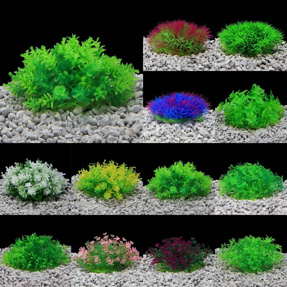 Safe Light Weight Simulation Ornaments Aquatics Plants Aquarium Decoration Artificial Plants Aquatics Accessories