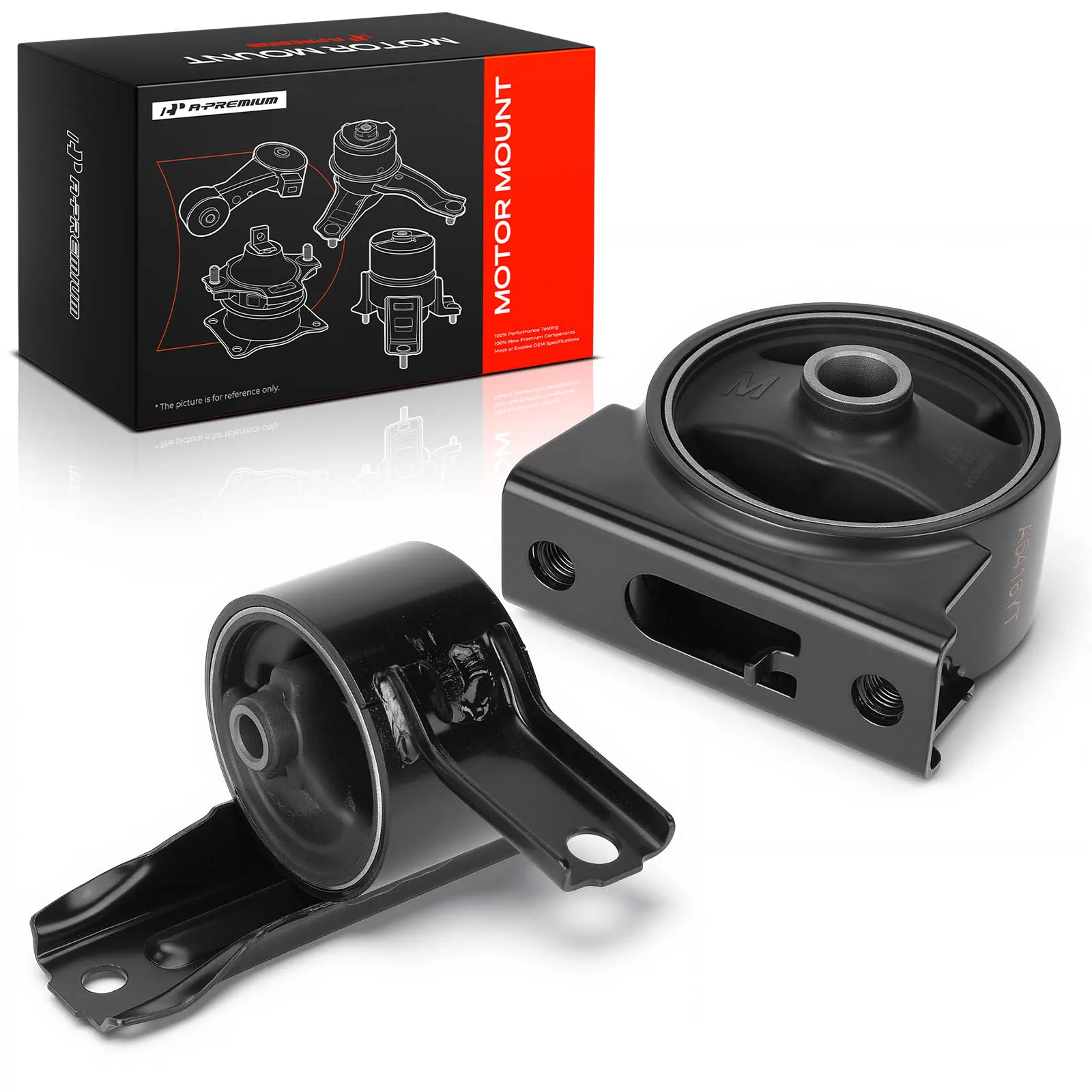 A-Premium 2pcs Engine Motor Mount for Jeep Compass Patriot 2007-2017 Mitsubishi Lancer 2008-2017 RVR Dodge Caliber 2007-2012