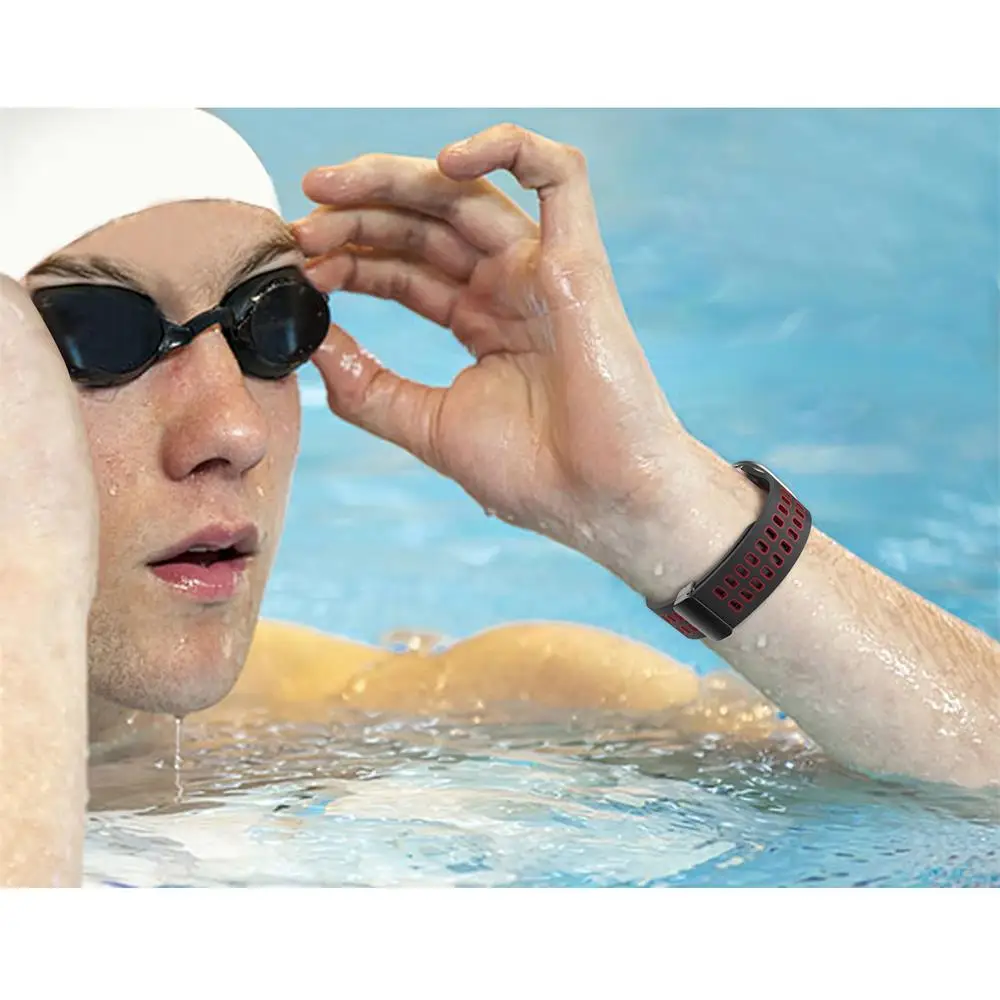 Магнитный браслет с D-образной пряжкой для Apple Watch Band Ultra2 49 мм 45 44 40 41 38 42 мм силиконовый ремешок для iWatch Series 9 8 7 6 5 4 3