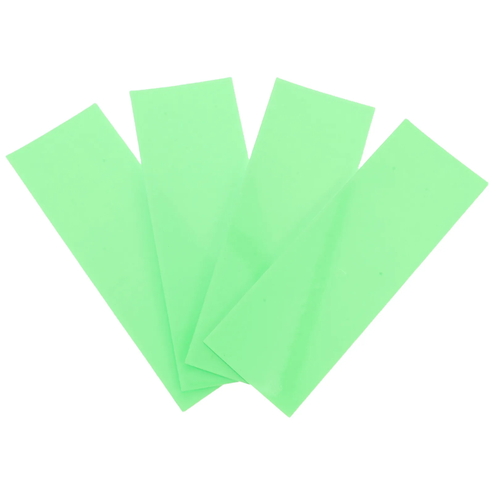 4Pcs Fingerboard Glow-in-The- Tape 38mm110mm Fluorescent Red Anti-Slip Mini Skateboard Replacement Stickers Finger