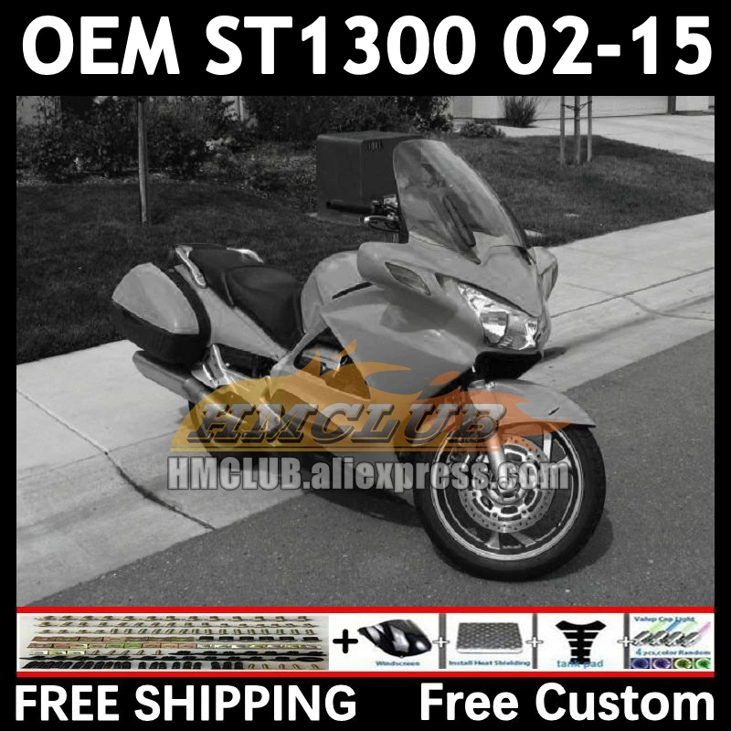 STX1300 For HONDA Pan European ST1300 89No.123 ST-1300 ST 1300 2002 2003 2004 2005 2006 07 08 09 gloss grey 10 11 12 15 Fairing