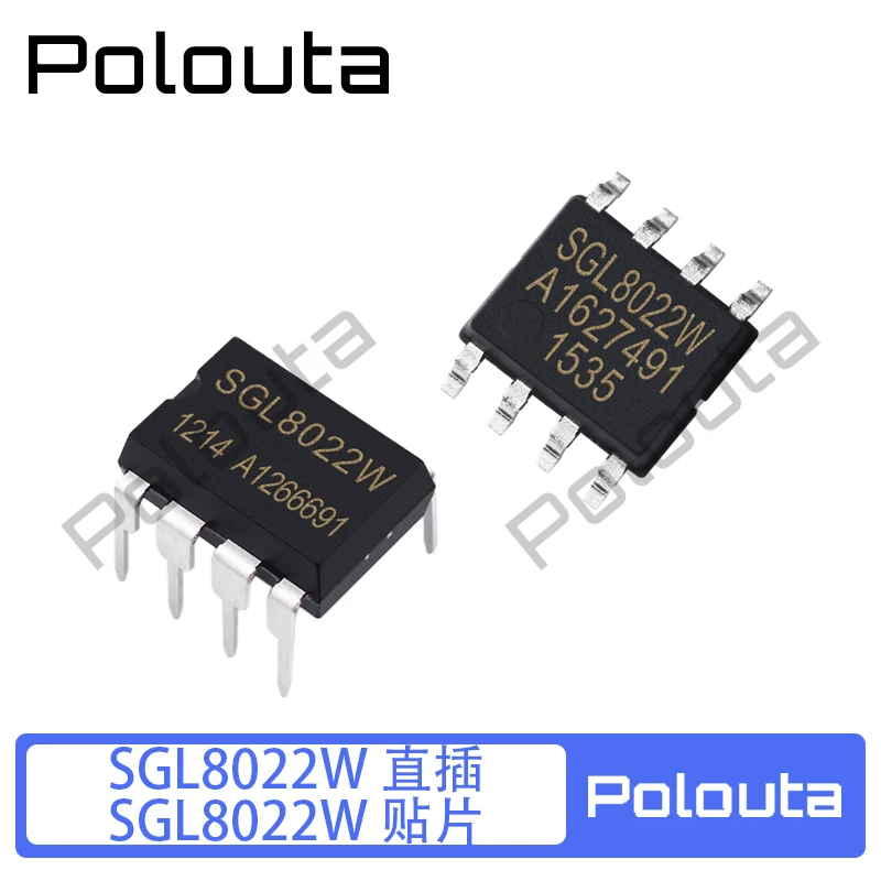 10Pcs SGL8022W DIP-8 LED dimming touch chip Polouta