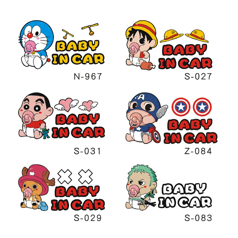 

One Piece Car Sticker Decals for One Piece Motocross Body Box Casing Tape Tape Automatic Exterior Decoration