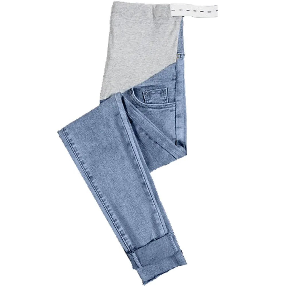 2022 Moederschap Zwangerschap Leggings Stretch Jeans Broek Nieuwe Lente Zomer Dunne Katoenen Jeans Moederschap Dragen