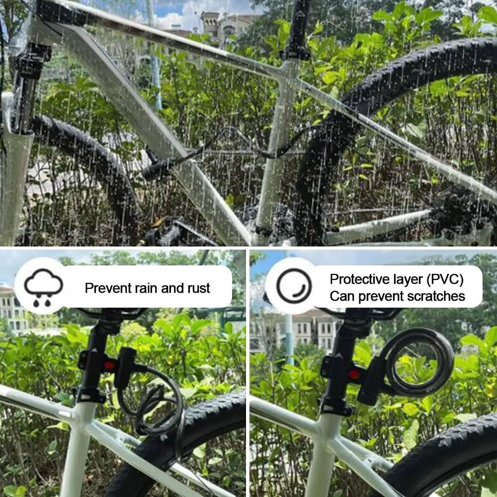 90cm Metal Cycling Security Reinforce Motorcycle Padlock Lock Anti-Theft Bike Chain Lock with Two key
