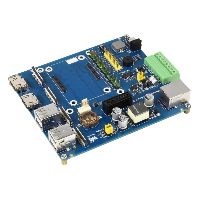 

5V POE IO Expansion Board RS485 RS232 USB Ethernet Interface HUB Kit For RPI Raspberry Pi Compute Module 4 CM4 Lite