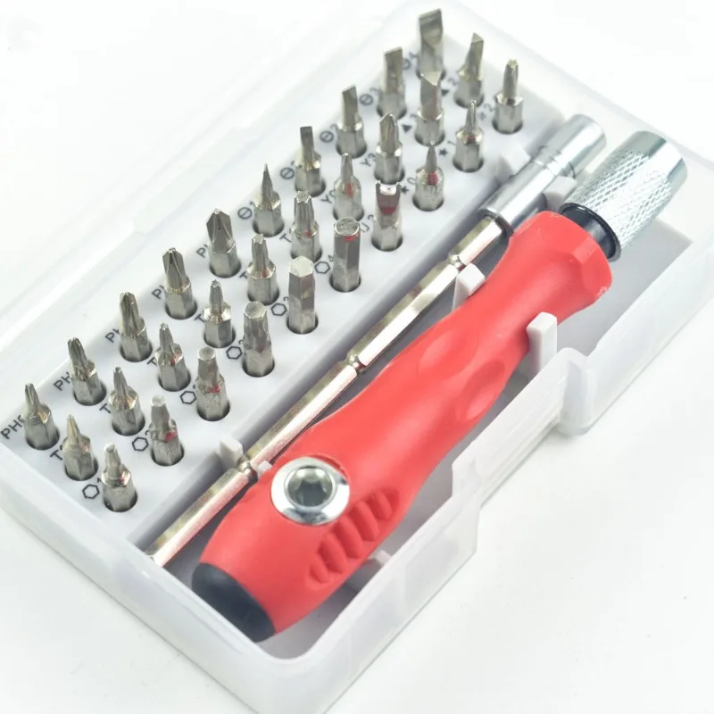 Tool Repair 32 in 1 Screwdriver Set Precision Mini Magnetic Screwdriver Bits Kit Phone Mobile IPad Camera Maintenance