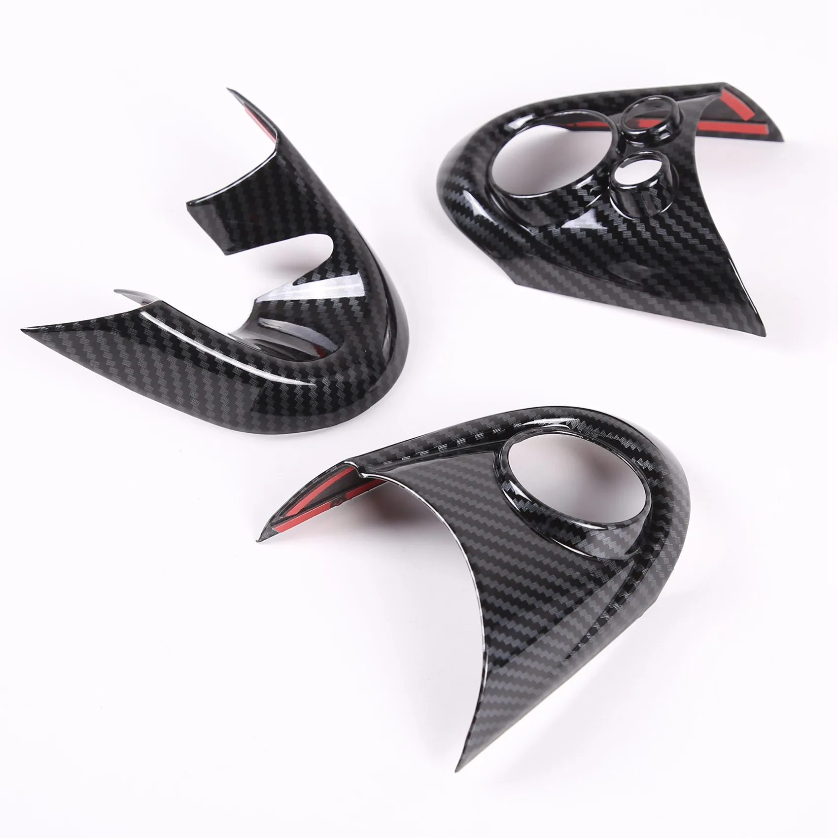 Car Steering Wheel Cover Carbon Fiber ABS Sticker Cover Trim for-BMW MINI Cooper F54 F55 F56 F57 F60