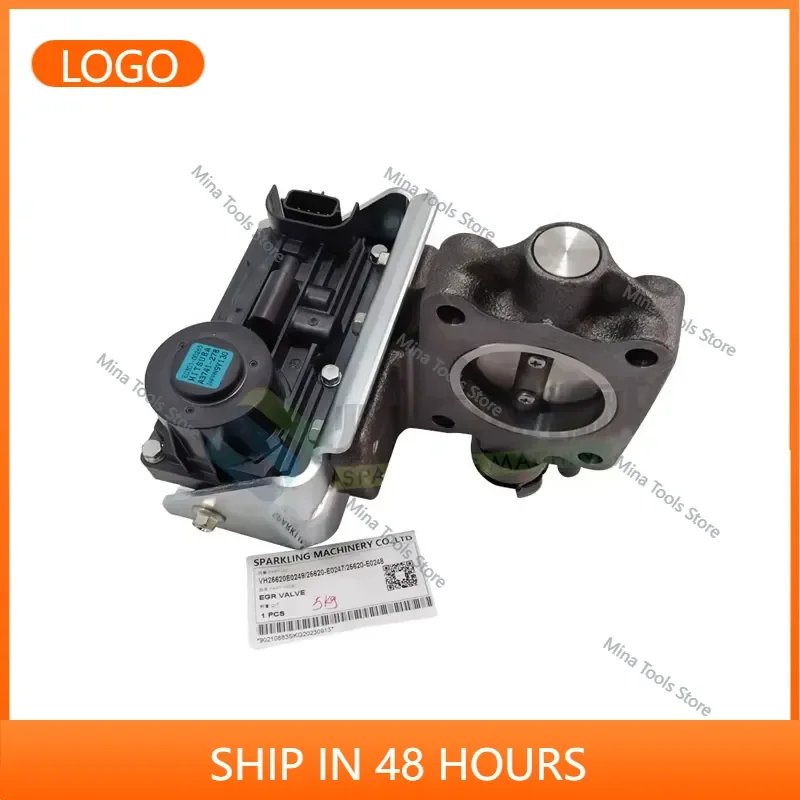 VH25620E0249 J05E Construction Machinery Parts 25620-E0247 25620-E0248 EGR Valve Assy VH25620E0249