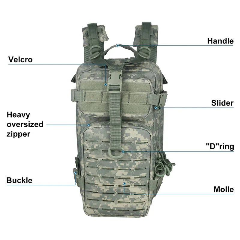 Top Sale Guaranteed Quality Tactical Large-capacity  Tactical Hiking Bag Tactical Rucksack