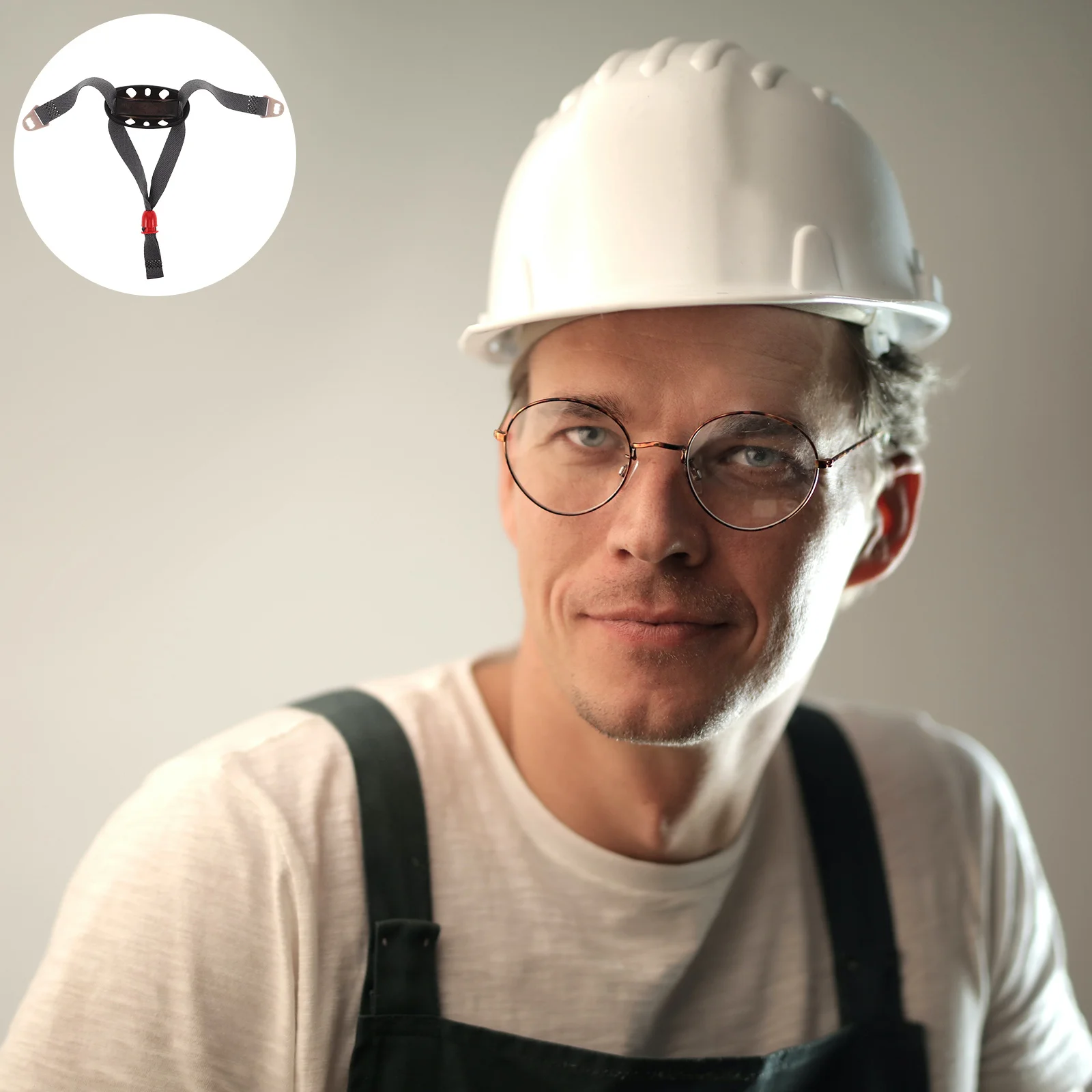 4 قطع من حزام الذقن الآمن، قبعة صلبة قابلة للتعديل على شكل حرف Y، حزام كأس الذقن، ملحقات قبعة العمال الآمنة #1