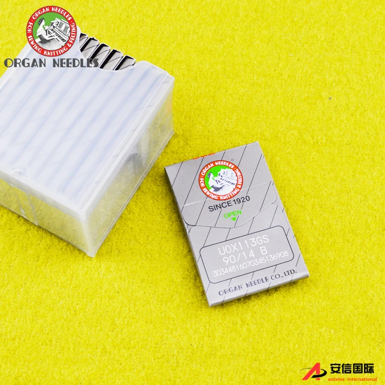 10 قطعة 1 حقيبة الجهاز Uox113gs ماكينة خياطة الإبر السراويل إبرة إبرة مرنة ماكينة خياطة الإبر الخصر سحب آلة Uo * 113