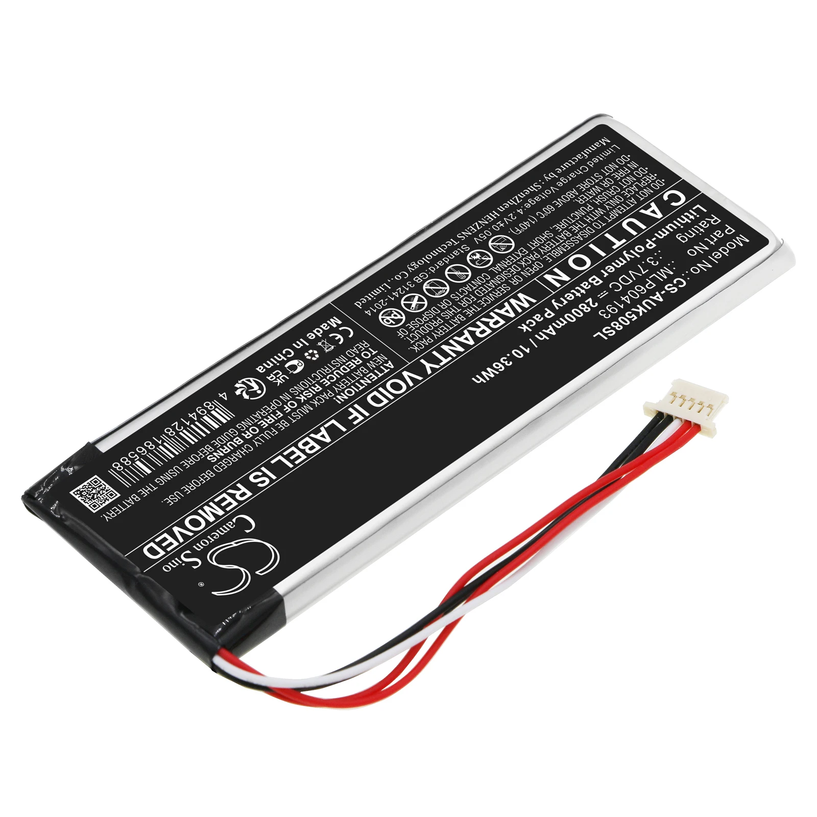 Diagnostic Scanner 2800mAh / 10.36Wh Battery For Autel：MLP604193 TS508K  xiTPMS TS408  MaxiTPMS TS508  MaxiTPMS TS508K  TS408