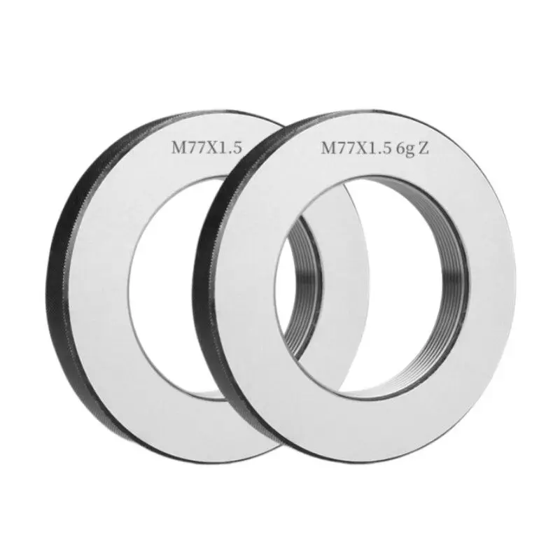 Thread Ring Gauge Pass Stop Gauge M74 M75 M76 M77 M78 M79X6X4X3 X 2.5 * 2 * 1.5 * 1 6g 6h Measuring Ring O Gauges Tool GO & NOGO