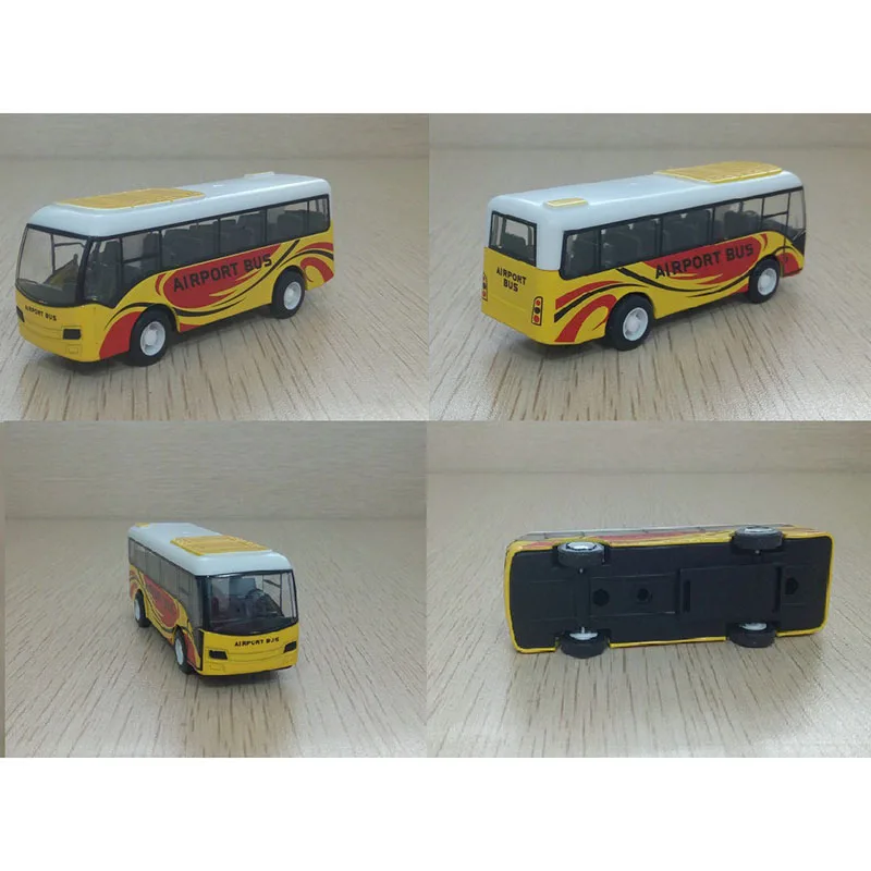 1:8 Simulatie Legering Trek Auto Kinderen Jongens Speelgoedbus Auto Speelgoedmodel Traagheidsvoertuig Desktop Kleine Ornamenten Kindergeschenken