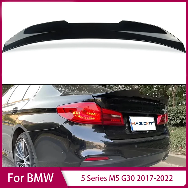 

Задний спойлер для багажника в стиле ПСМ для BMW 5 серии M5 G30 2017-2022, задний спойлер, диффузор, заднее крыло, внешний аксессуар