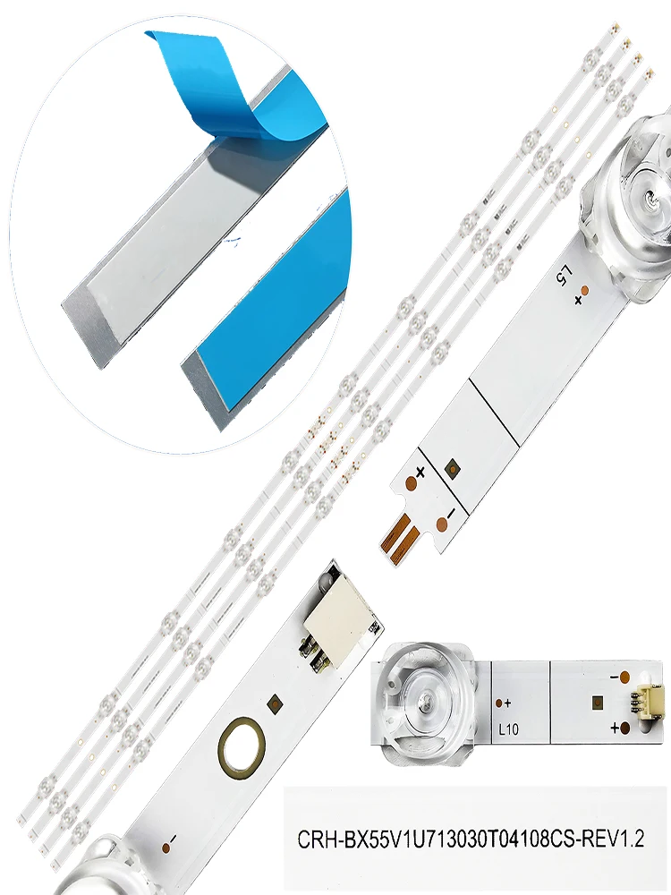 LED Backlight strip For 55AG65V 55R6000FM 55R6040F 55R7F 55H6F 55R6E1 R55B7120UK 55A68G 55A6EG 55AG65V 55R6040G 55R6209 55R7E