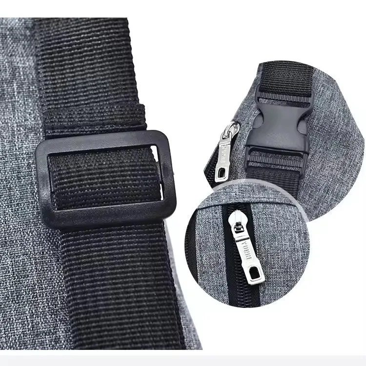 Men's Sports Fanny Pack Outdoor Running Phone Bag Casual Crossbody Bag Durable Oxford Cloth Waterproof Ultra-light Fashionable
