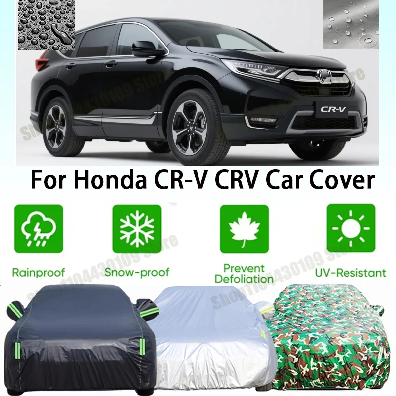 

For Honda CR-V CRV Car Cover Outdoor Protection Covers Snow Sunshade Waterproof Dustproof Exterior UV Car Accessories