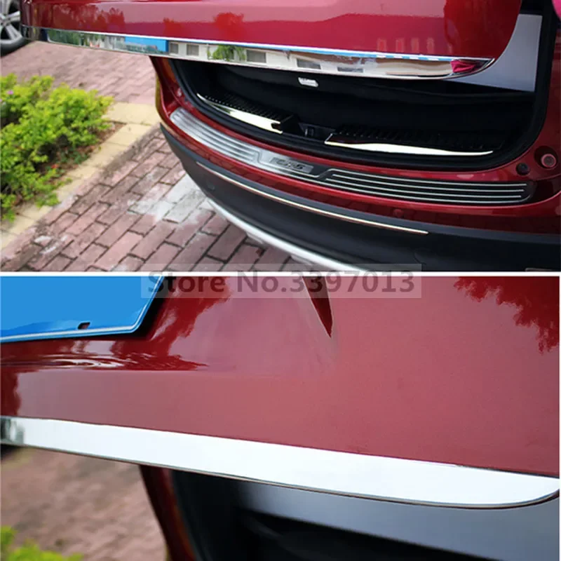 Cromado Tronco traseiro Bota, Tampa traseira Tampa, Trim Molding, Car Styling, Fit para 2013, 2014, 2015, 2016, Mazda CX-5, CX5